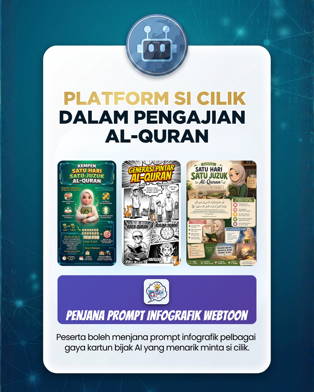 Participant-made Qur'anic infographics and a webtoon-style educational comic