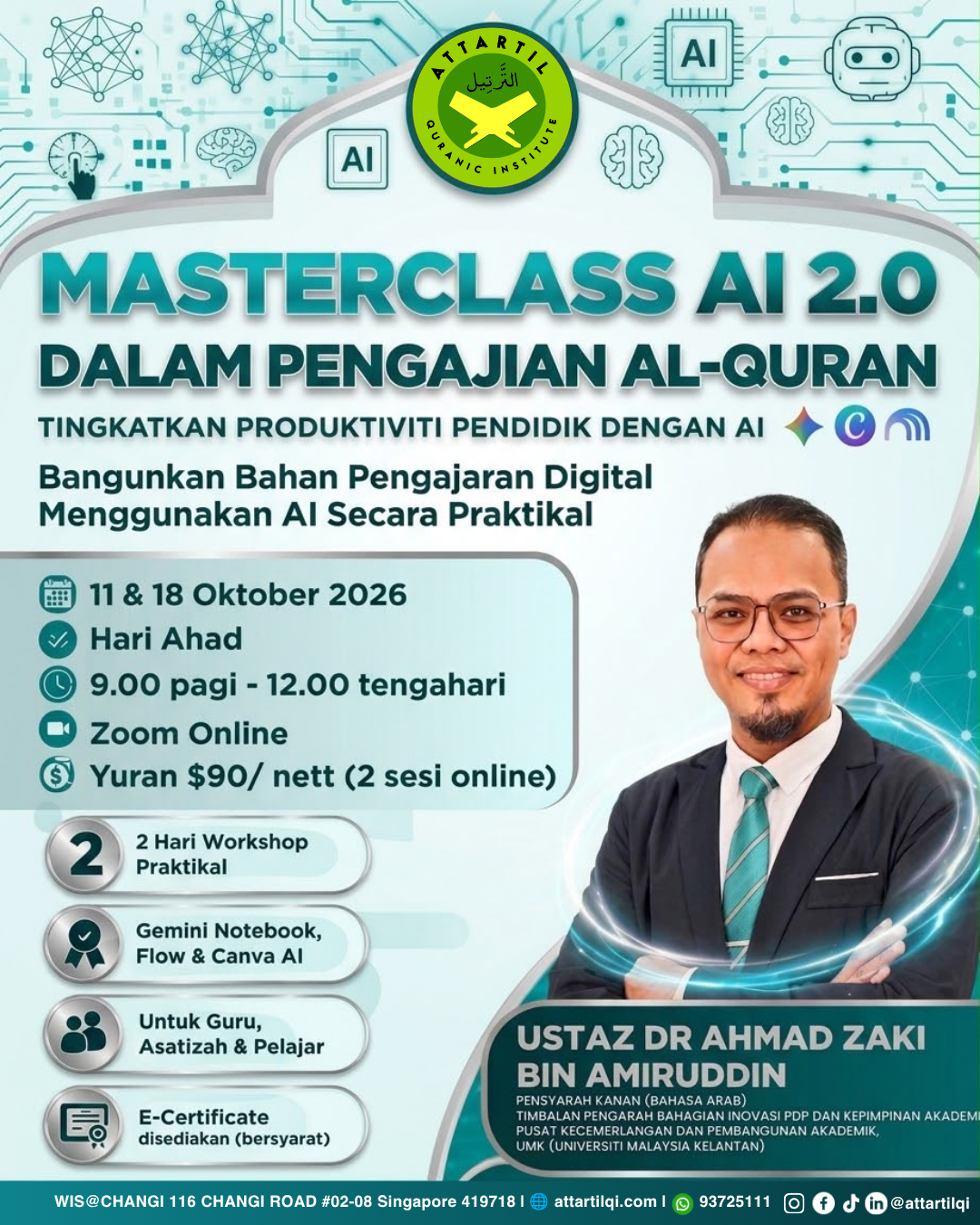 Masterclass AI 2.0 Praktikal poster